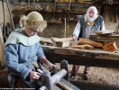 Ribe Vikingacenter är ett aktivt museum där du kommer nära vikingarnas kultur och livsstil 