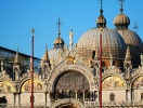 Detalje fra Markuspladsen i Venedig