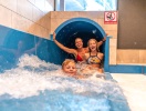 Og der er tænkt også på ungerne - resortet har et stort poolområde med bl.a. vandrutsjebane