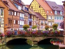 I Colmar råder en pittoresk idyll längs med kanalen