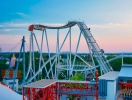 Besök den berömda nöjesparken Gardaland - Italiens största med massor av åkattraktioner och nöjen