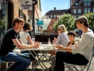 Det finns också många caféer och restauranger i Lunds centrum