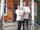 Væretsparret, Marinette og David, har drevet Kastanjelund siden 2008