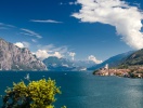 Byen Malcesine ved Gardasøen er en populær feriedestination