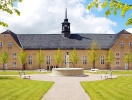 Du bor nära Christiansfeld som finns med på UNESCO:s världsarvslista - här kyrkan