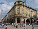Shoppa under de säregna arkaderna, som i Bologna går under namnet porticos