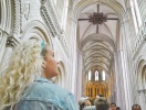 Den imponerende katedral i Bayeux i Normandiet