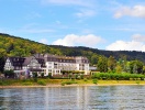 Bo på et skønt hotel lige ved bredden af Rhinen