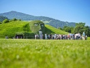 Indgangen til en af Tyrols mere glitrende seværdigheder: Swarovski Kristallwelten