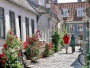 Hjelmerstald er en af de helt gamle, brostensbelagte gader i den oprindelige middelalderby