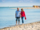 De lange strande og strandpromenader langs Schleswig-Holsteins østersøkyst byder på hav og høj himmel hele året rundt