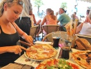 En ægte italiensk stenovnspizza - den er næsten turen værd i sig selv