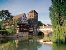 Insup atmosfären på en semester i Rothenburg ob der Tauber
