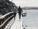 Du kan också bara utnyttja den vackra omgivningen för en promenad eller löprunda