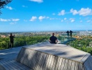 Från Pikkerbakkens utsiktsplattform har du en fantastisk utsikt över Fredrikshamn och Kattegatt