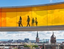 På et weekendophold i Aarhus må I ikke gå glip af regnbuetunnellen på toppen af kunstmuseet ARoS