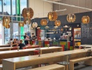 Vejle har mange små oaser. Her er det ombyggede bomuldsspinderi, som i dag er et kulturmekka og cafe