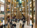 Gør en god julehandel i det store shoppingcenter i Hamburg, Europa Passage