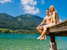 Tag et forfriskende dyp i Gasteiner Badesee, som ligger mellem Bad Gastein og Bad Hofgastein