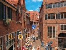 Den berömda Böttcherstraße i Bremen är en 100 meter lång gata fylld med historiska detaljer