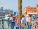 Husum og stormsøjlen på havnen - et møde med de historiske betingelser ved at bo ved Vadehavet