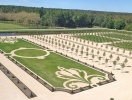 Upplev Château de Villandrys trädgårdar som har en unik symmetri