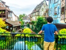 Den närliggande Colmar är vinvägens vackra huvudort