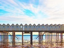 Helsingborg är en riktig badort - här Pålsjöbaden, ett av Helsingborgs kallbadhus