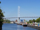 Men det enklaste är att ta den fyra kilometer långa bron till Rügen - Tysklands största ö