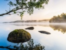 Idylliska sjöar ligger gömda i Smålands förtrollande skogsrike