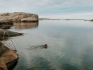 Njut av närheten till det sällsamma havet - ibland spegelblankt och fullständigt magiskt