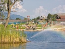 Erlebnisfreibad Mittersill byder på tre bassiner og vandrutsjebane