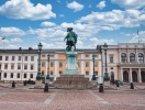 Gustav Adolfs torg er hjertet i Göteborgs centrum