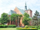 Den fem-skeppade katedralen St. Mary i Kolobrzeg är byggd på 1400-talet i gotisk stil