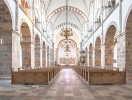 Imponerende Ribe Domkirke er fra 1100-tallet og Danmarks eneste femskibede kirke