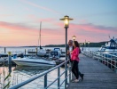Knap to timer fra færgen i Rostock venter denne herlige søidyl ved Plauer See