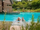 Kobl af i hotellets Waldspa, som har både biobad-pool, relaxafdeling og finsk sauna
