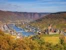Benyt de mange muligheder for vandring, der er i Cochem - her panoramaudsigt over byen