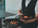 Här får du italiensk passion serverad på ett silverfat, också när det gäller maten
