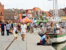 Fiskemarkedet i Wismar finder sted i den gamle havn og er en populær tradition