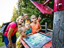 Ved Berg Kodok i Saalbach-Hinterglemm er der også spændende stationer langs vejen