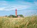 Solskinsøen Femern er et turistparadis, her fyrtårnet Leuchtturm Flügge