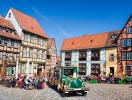 I den over tusind år gamle by Quedlinburg kan I se omkring 1.300 middelalder-bindingsværkshuse