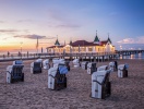 I Ahlbeck er stranden og den legendariske Seebrücke med restaurantpavillonen fra 1898 et populært udflugtsmål