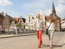 I bor midt i Altstadt og har derfor få skridt til alle seværdigheder i Lüneburg