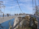 På Königsstuhl kan du uppleva den nya Skywalk Rügen med fenomenal utsikt över kusten