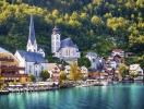 Hallstatt, med sitt pittoreska läge vid sjön Hallstätter See, finns med på UNESCO:s världsarvslista