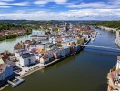 Passau kaldes også "den flydende by" på grund af sine mange floder