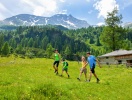 Sommerstemning på terrassen ved Gasthof Andrelwirt