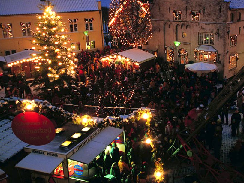 Oplev de stemningsfulde julemarkeder i Ribe og Tønder